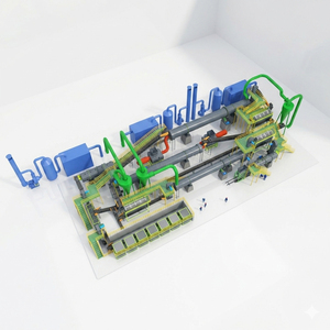 Línea <span class=keywords><strong>de</strong></span> Producción <span class=keywords><strong>de</strong></span> Fertilizantes Orgánicos y Compuestos, Máquina Granuladora NPK, Planta Completa - Product Image 3