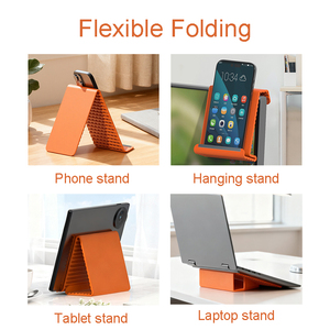 Soporte Plegable de Silicona Flexible para Teléfono Celular, Minimalista, Portátil, Creativo, Universal para Escritorio, Portátil y Teléfono Móvil - Product Image 3