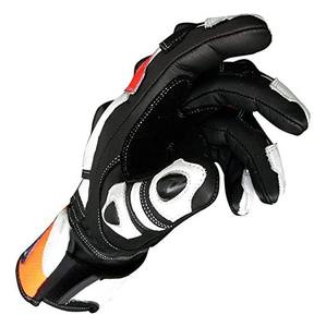 Guantes transpirables de cuero de motocicleta Retro de piel de oveja de alta calidad para guantes de carreras - Product Image 4