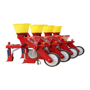 High Quality Tractor Maize Corn Fertilizer 4 Roll Seeder Corn Planter Machine For Supply