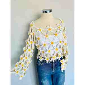 Hot Selling <b>Woman</b> Fashion Latest Crochet <b>Top</b> With <b>Top</b> Quality - Product Image 5