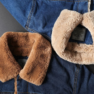 Streetwear Denim Jackets Slim Fit Unisex Vintage Casual Ripped <b>Blue</b> Black Grey Lightweight Trendy Comfortable Everyday Fashion - Product Image 4