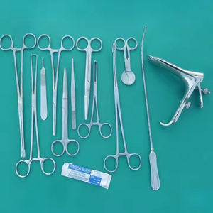ชุดเครื่องมือตรวจภายในทางนรีเวช 12 ชิ้น คุณภาพสูง ได้รับการรับรองมาตรฐาน CE ประกอบด้วยเครื่องมือเกรฟส์ สเปคูลัม และคีม ทำจากสแตนเลส ครบชุด - Product Image 2