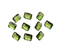 Prix d'usine Certifié Moldavite Emerald Cut Rectangle Pierres précieuses en vrac Fournisseur de pierres précieuses rares B2B Gemstone Marketplace