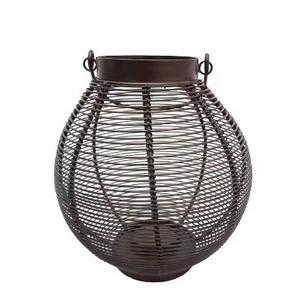 Linterna de Metal colgante hecha a mano moderna, portavelas de luz de té atractivo, Navidad festivo de centro de mesa para el hogar/Oficina - Product Image 3