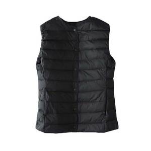 Chaqueta de burbuja sin mangas personalizada para hombre, prendas de vestir de invierno, chaleco de utilidad - Product Image 5