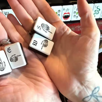 Ensemble de Mahjong Américain Personnalisé de Luxe pour Halloween, 160 Tuiles en Acrylique avec Motifs Serpent et Crâne Effrayants pour les Soirées Poker et Jeux