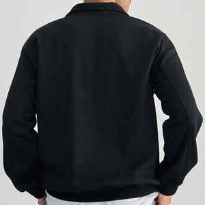 เสื้อฮู้ดผ้าฟลีซปักลายลำลองสำหรับฤดูหนาว ผ้าฝ้าย 100% ใส่ได้ทั้งชายหญิง สวมใส่สบาย ทรงโอเวอร์ไซส์ เป็นมิตรกับสิ่งแวดล้อม ระบายอากาศได้ดี คุณภาพเยี่ยม - Product Image 4