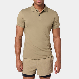 Polo à manches courtes pour homme, chemise décontractée d'été, polo tricoté à séchage rapide, chemise de sport, de fitness, de golf - Product Image 5