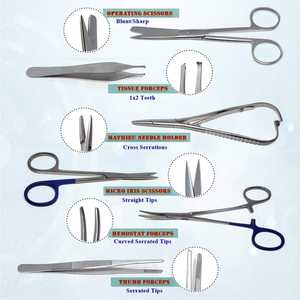 Kit de disección avanzado de 45 piezas para estudiantes de biología médica y veterinaria, juego de herramientas de laboratorio de anatomía para disecciones de rana de animales botánicos - Product Image 3