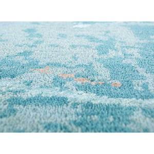 พรมไหมพรมผสมไหมไผ่ถักมือลายฟรีเวิร์ส รุ่น Kavi Blue Lu-54 หนา 10 มม. ลายแบบนามธรรม สำหรับตกแต่งบ้าน ห้องนั่งเล่น ทางเดิน รูปทรงสี่เหลี่ยมผืนผ้า - Product Image 3