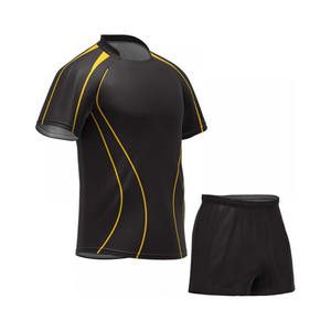 Conjunto de uniformes de rugby para hombres de alta calidad, camisetas personalizadas, último diseño, logotipo bordado, impresión digital, sublimación - Product Image 3
