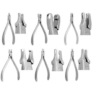 Juego de alicates para alineadores de ortodoncia, 6 instrumentos dentales de acero inoxidable de alta calidad, alineadores invisibles, maquinaria, clase certificada CE - Product Image 1