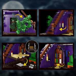 Ensemble de construction de la maison mystère de Scooby-Doo, jouet en plastique pour enfants, blocs de construction, ensembles de blocs, emballage - Product Image 5