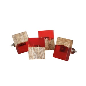 Boutons de quincaillerie Bouton en bois et en résine pour poignée boutons de tiroir d'armoire à vendre taille personnalisée et prix bon marché par lametierartz - Product Image 1