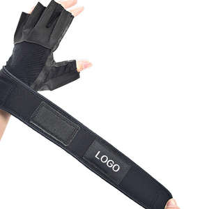 Guantes de entrenamiento para hombres Guantes de levantamiento de pesas de dedo completo para hombres Gimnasio Levantamiento de medias manos Desgaste para levantamiento de pesas - Product Image 6