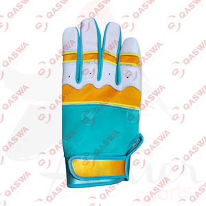 Gants de frappeur de baseball durables confortables personnalisés multicolores à manchette courte de conception unique professionnelle pour adultes et jeunes - Product Image 3