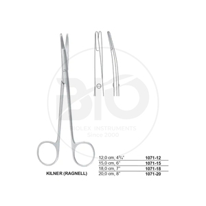 Customizable 18 cm Medical Surgical <strong>Metzenbaum</strong> <strong>Scissors</strong> Curved <strong>Fine</strong> <strong>Scissors</strong> for Wholesale for Surgical Instruments - Product Image 1