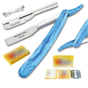 New Pro-navaja de afeitar con borde de barbero, recta, deslizante - Product Image 1