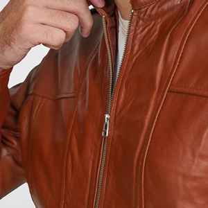 Custom Design <b>Jacket</b> New Style With Collar Wool Leather Wholesale Letterman Leather <b>Jacket</b> For Men - Product Image 6