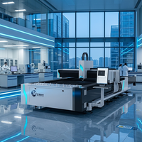 Machine de découpe laser à fibre CNC MS-3015fp à commutation rapide pour le profilage industriel précis des métaux, avec table de découpe robuste