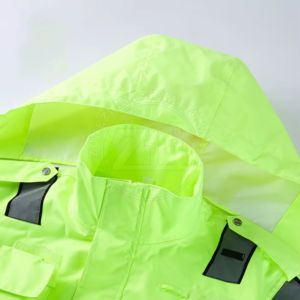 Vêtements de sécurité réfléchissants pour travailleurs imperméables et prêts pour l'hiver Construction haute visibilité personnalisée Sécurité réfléchissante confortable - Product Image 4