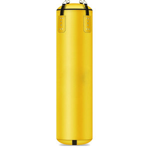 Sac de frappe en cuir robuste et durable avec remplissage de sable pour l'entraînement de boxe, le fitness, l'exercice et la pratique des compétences, pour la salle de sport et la maison - Product Image 1
