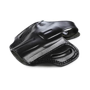 Pouce en cuir fait à la main Holster en cuir droitier cuir à pression noir IWB holsters dissimulés - Product Image 4