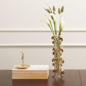 Centro de Mesa de Acero Inoxidable de Lujo para Decoración de Bodas y Fiestas, Florero Dorado y Plateado, Hecho a Mano, Moderno - Product Image 2