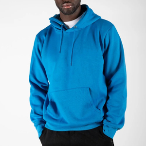 Sudadera con Capucha Bordada Personalizada al por Mayor OEM, MOQ Bajo, 100% Algodón, Sudadera con Capucha Extra Grande para Hombre - Product Image 1