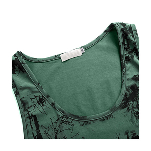 เสื้อกล้ามลำลองแขนกุดของผู้ชายผ้าฝ้าย100% ระบายอากาศได้ดีเสื้อถักนิตติ้งสำหรับ2025 - Product Image 4