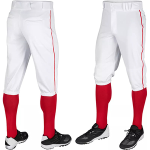 Pantalones de Béisbol Transpirables de Alta Calidad para Adultos, Unisex, Diseño Sublimado, Logotipo Personalizado, Antibacterianos, Tallas Grandes, Venta al Por Mayor - Product Image 3