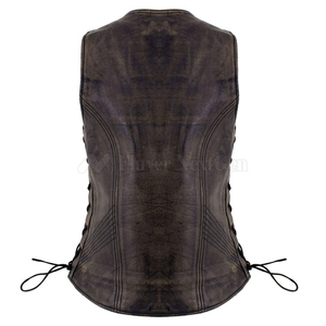 Men's Hunting Leather Vest Olive Green Four Pockets Waterproof Breathable Custom Logo Camping <b>Travel</b> Outdoor Vest - Product Image 4