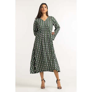 Vestido Casual Verde Básico WM-DRSWS23-007 - Product Image 2