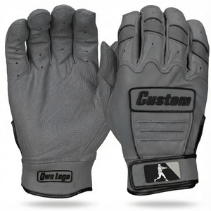 Guantes de Bateo de Béisbol Resistentes con Diseño Personalizado y Logotipo Propio, Precio al por Mayor, MOQ Bajo, Malla Elástica Cuádruple con Ventilación, Guantes de Bateo de Softbol - Product Image 3