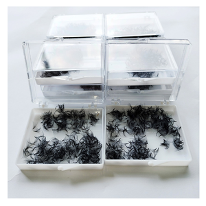 Extensions de cils pré-faites 500 fans 14D volume complet courbure CC couleur naturelle, fabricant vietnamien pour cadeau de Noël - Product Image 1