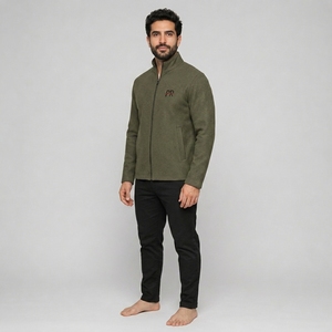 Chaqueta de lana para hombre al por mayor de fábrica con tela de calidad, aislamiento térmico, diseños personalizados, construcción duradera y cómoda. - Product Image 4