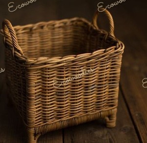 Cesta de bebé de fotografía recién nacido tejida a mano de alta calidad, bastón infantil, Digital sesión de fotos, cama, dormitorio, cumpleaños, bebé durmiendo - Product Image 5