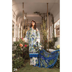 Maria B. Vestido Boho de Gasa para Primavera/Verano - Diseño 2B-TC-735 - Product Image 1