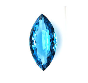 ของขวัญพลอยบุษราคัมสีฟ้าจากสวิสที่น่าสนใจสำหรับการทำเครื่องประดับหินบุษราคัมสีฟ้าสวิสทรงหลวมสำหรับเธอ - Product Image 1