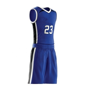 Maillots de basket-ball respirants anti-bouloches de haute qualité unisexe, ensembles de joueur grande taille avec logo personnalisé imprimé - Product Image 3