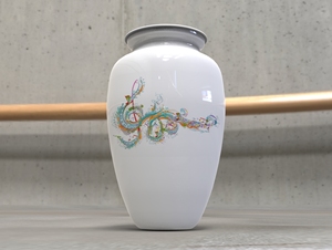 Urne de crémation en aluminium pour adultes Logo en forme de cœur avec panneau de chant comprenant un sac en velours gratuit L MAX B EXPORTS - Product Image 4