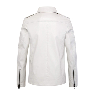 Veste motard en cuir pour homme en peau de mouton véritable Veste entièrement personnalisée Veste en cuir de haute qualité pour homme - Product Image 2