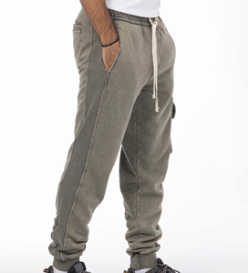 Pantalon personnalisé sérigraphié avec logo pour hommes 100% Pantalon cargo ample en coton de qualité supérieure pour hommes - Product Image 2