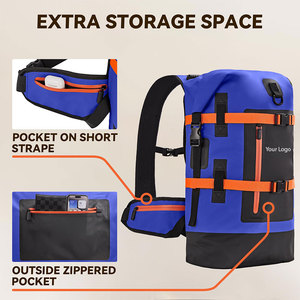 Bolsas de mochila impermeables de Color sólido ligero Bolsas de mochila impermeables de alta calidad personalizadas - Product Image 2