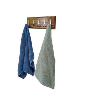 Cintre en bois écologique avec texture de bois naturel, cintre en bois robuste pour manteaux, vestes et vêtements lourds - Product Image 5