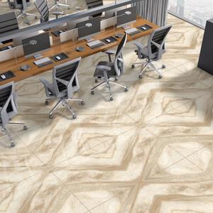 Vistaar, marrón claro, 600x1200mm, baldosas de porcelana esmaltadas con aspecto de mármol pulido, 20mm de espesor para centro comercial de baño, diseño moderno - Product Image 6