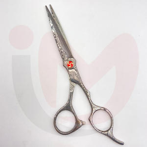 Ciseaux de coiffure professionnels pour droitiers, motif Damas, 6,5 pouces, acier inoxydable 4Cr13, par IMANS - Product Image 5