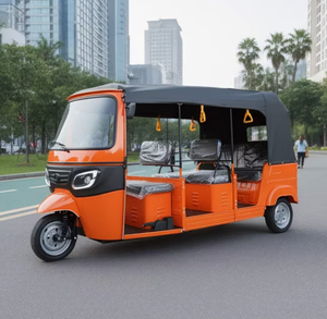 Nuevo tuk-tuk eléctrico de 9 plazas, triciclo taxi de 3 ruedas para pasajeros, listo para enviar - Product Image 4