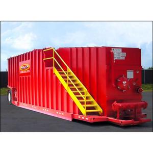 Réservoir rectangulaire avec panneaux en acier renforcé pour le stockage d'eau dans les champs pétrolifères et la confinement des eaux usées industrielles - Product Image 1